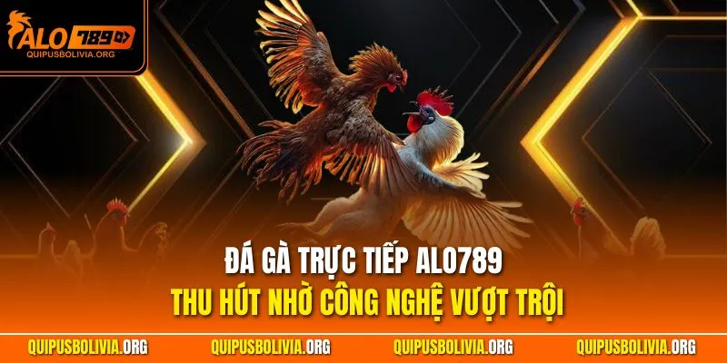 Đá gà trực tiếp ALO789 thu hút nhờ công nghệ vượt trội